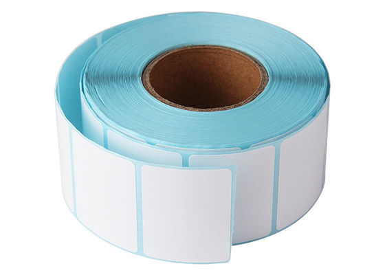 향기가 없는 열 바코드 페이퍼 레이블 57x32mm 팬폴디드