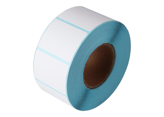 향기가 없는 열 바코드 페이퍼 레이블 57x32mm 팬폴디드