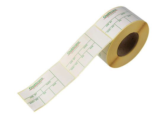 기인쇄 영구적인 접착제 바코드 라벨 스티커 57x32mm