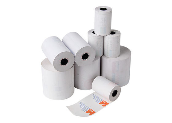 두 배 코팅 65gsm ATM 감열지 Rolls 80x80mm 57x40mm