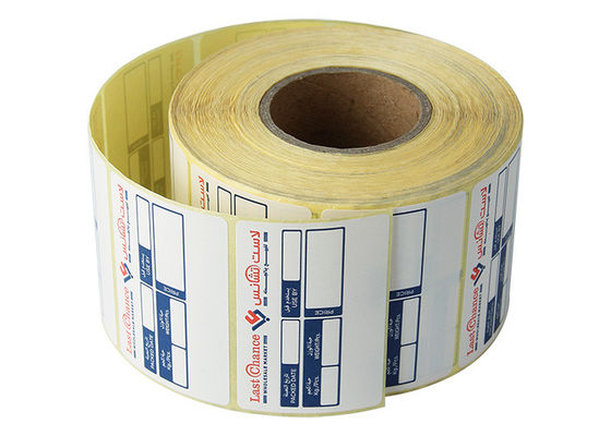 방수 COC PE PVC 직접 열 라벨 102x76mm