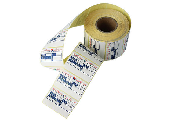 방수 COC PE PVC 직접 열 라벨 102x76mm