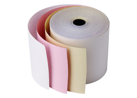 POS 기계를 위한 3개 가닥 Carbonless ATM 감열지 Rolls 80gsm